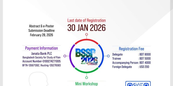27th Pain Congress 2026: Conference Registration & Abstract Submission